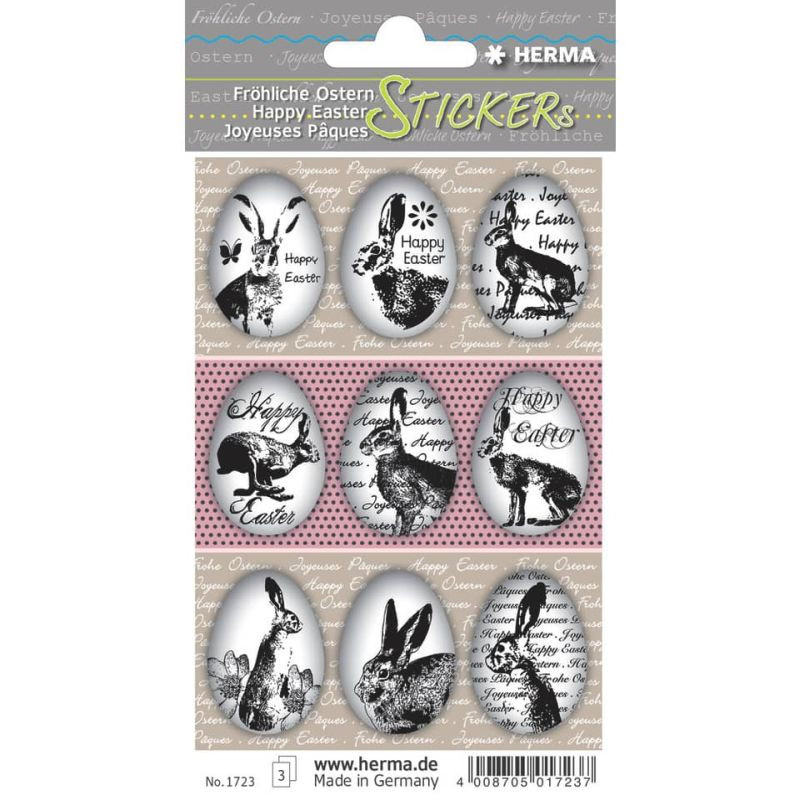 Oster Decorsticker Eierhasen kaufen Vintage Ostersticker